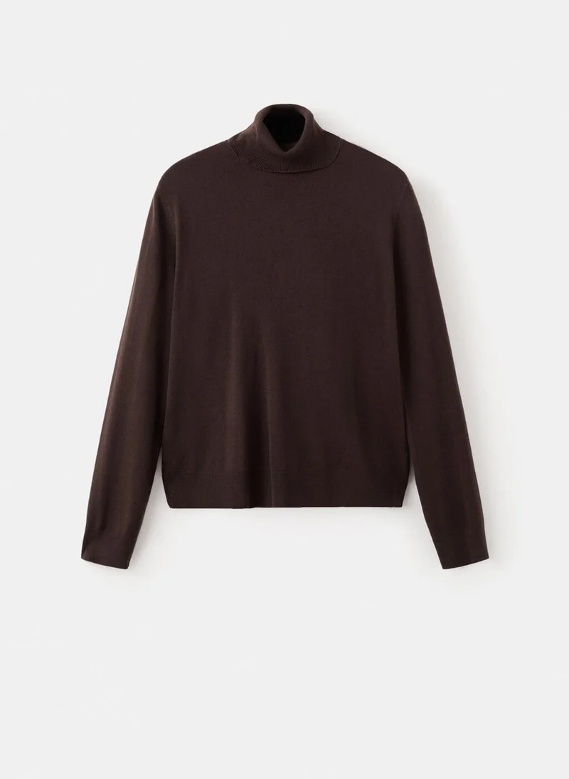 Mango  Turtleneck knitted sweater for Women | Best Price UAE